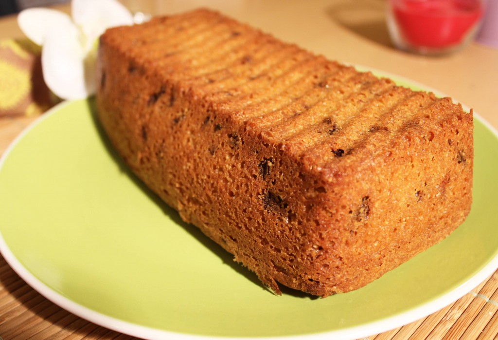 Cake aux raisins et amandes