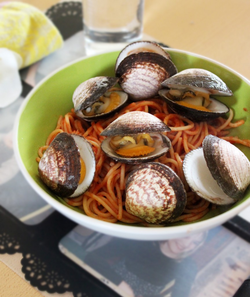 Spaghetti sauce tomate aux amandes