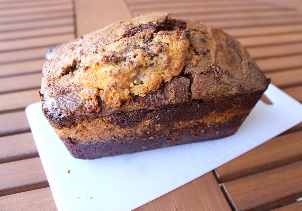 Cake marbré au chocolat