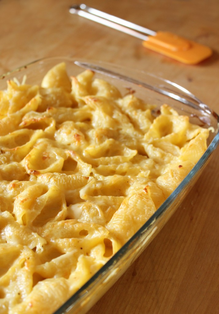 Gratin de pâtes au cheddar inspiré de Paul Bocuse