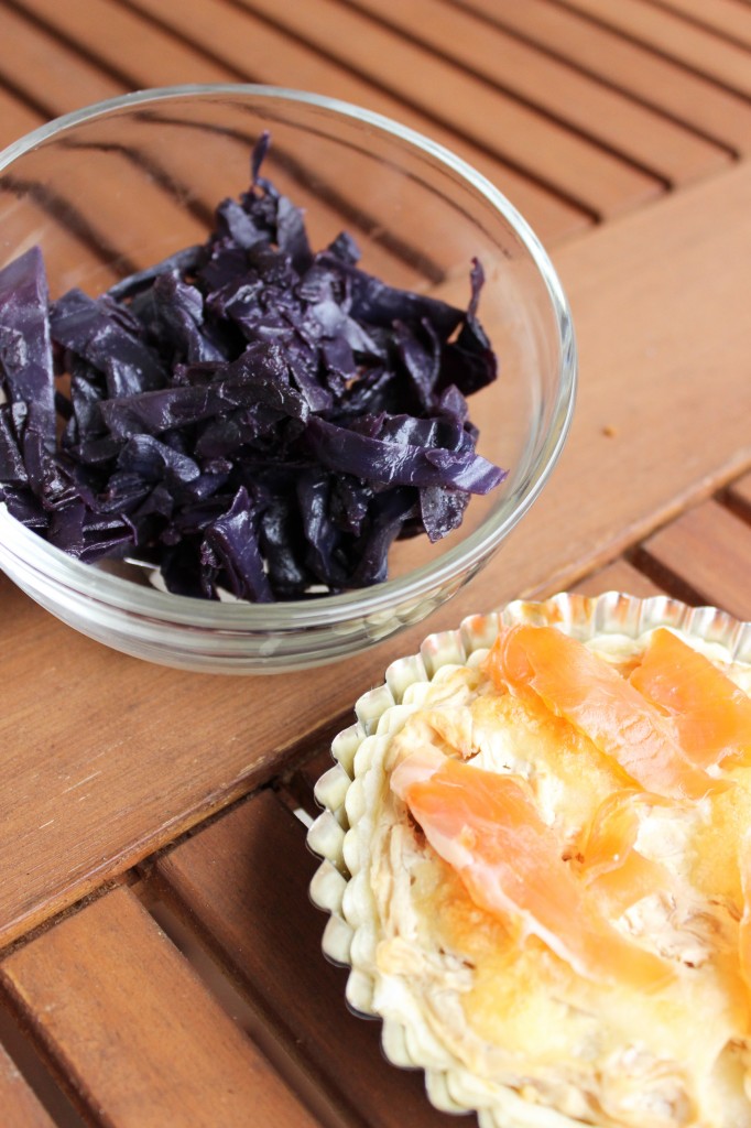 Salade de choux rouge chaud ou froid