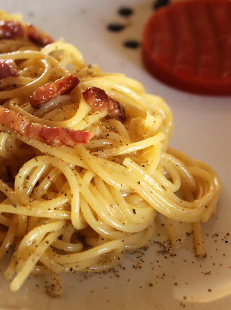 Les vraies spaghetti à la carbonara
