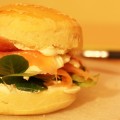 Burger de la mer au saumon et philadelphia 2