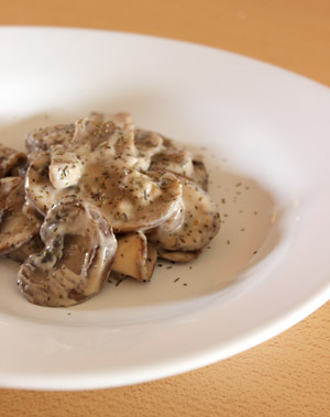 Champignons à la crème