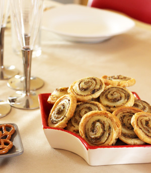 Feuilletés à la persillade d’escargots