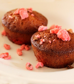 Moelleux aux pralines poivrées touche de miel