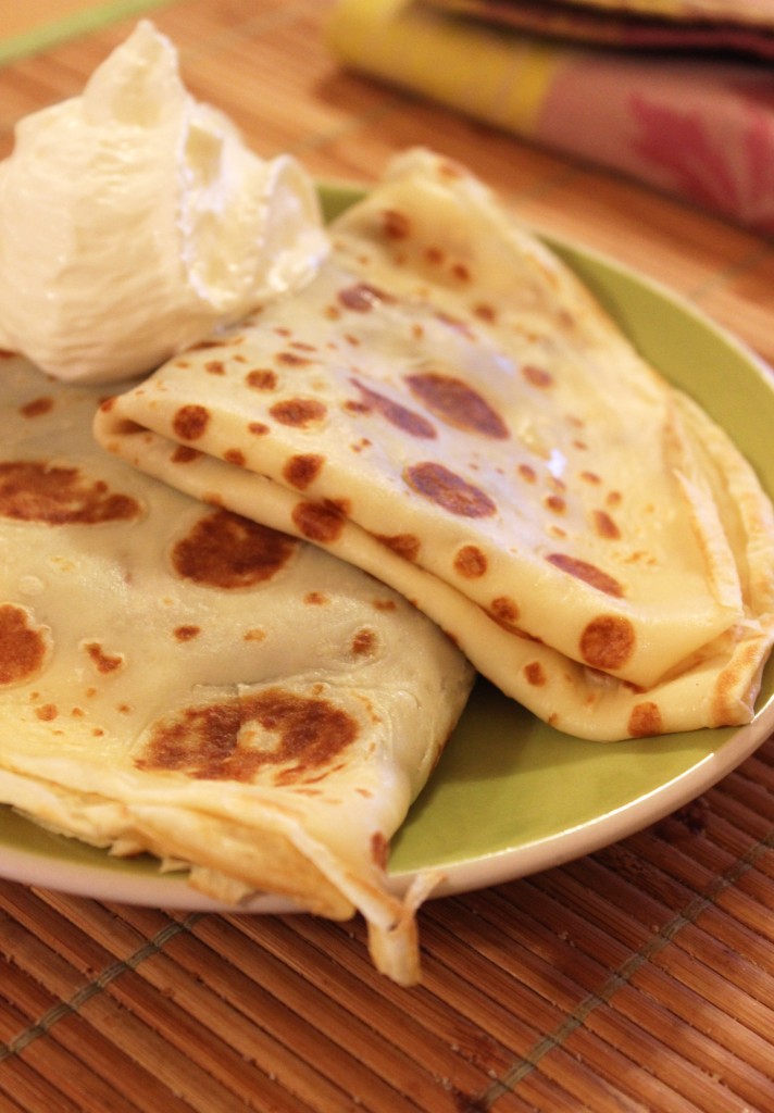 Pate à crêpe ou crepes bretonnes
