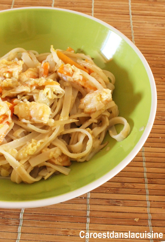 Pad thaï aux crevettes