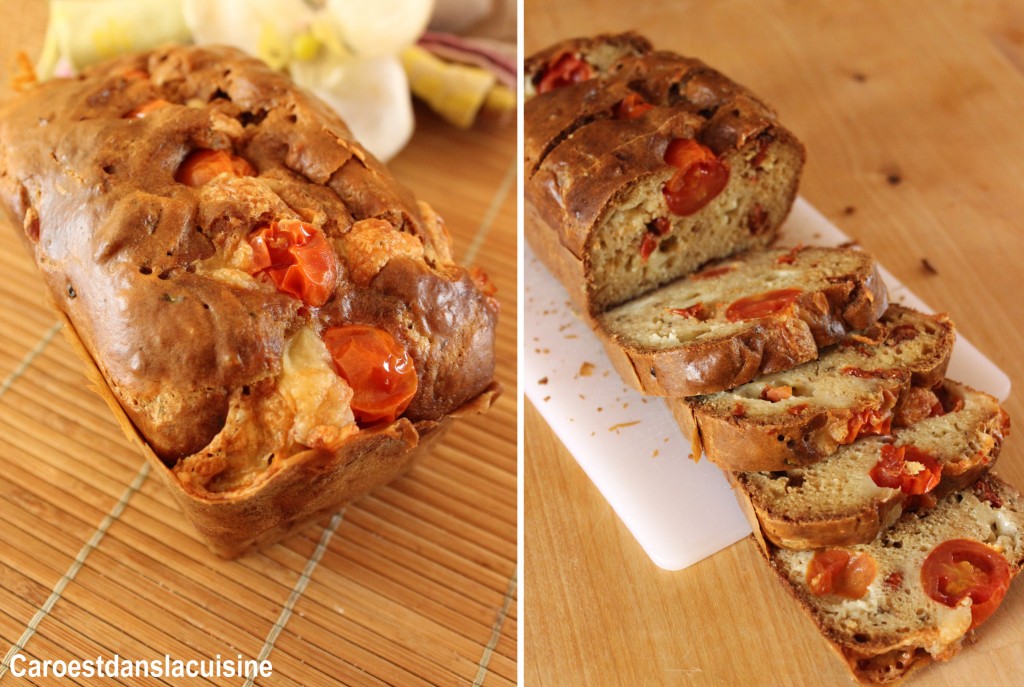 Cake-salé-tomates-cerises-et-chevre