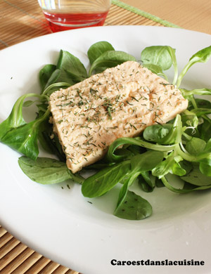 Terrine de saumon à l’aneth