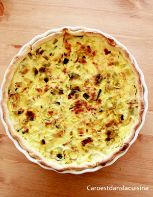 Quiche aux poireaux
