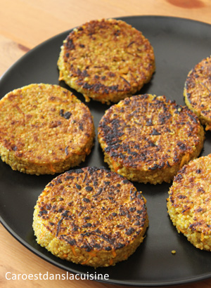 Steaks ou galettes de quinoa maison