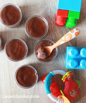 Crème dessert au chocolat maison – dès 10 mois